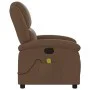 Reclining massage chair in brown fabric by , Armchairs - Ref: Foro24-371767, Price: 251,50 €, Discount: %