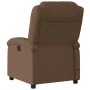 Reclining massage chair in brown fabric by , Armchairs - Ref: Foro24-371767, Price: 251,50 €, Discount: %