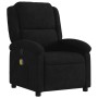 Black velvet reclining massage chair by , Armchairs - Ref: Foro24-371814, Price: 223,96 €, Discount: %