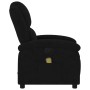Black velvet reclining massage chair by , Armchairs - Ref: Foro24-371814, Price: 223,96 €, Discount: %