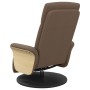 Brown fabric massage recliner with footrest by , Armchairs - Ref: Foro24-356536, Price: 231,15 €, Discount: %