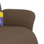 Brown fabric massage recliner with footrest by , Armchairs - Ref: Foro24-356536, Price: 259,81 €, Discount: %
