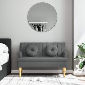 Bank mit dunkelgrauen Stoffkissen 113x64,5x75,5 cm von , Banken - Ref: Foro24-372131, Preis: 136,65 €, Rabatt: %