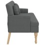 Banco con cojines tela gris oscuro 113x64,5x75,5 cm de , Bancos - Ref: Foro24-372131, Precio: 134,52 €, Descuento: %