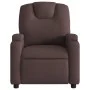 Sillón de masaje reclinable de tela marrón oscuro de , Sillones - Ref: Foro24-372370, Precio: 198,15 €, Descuento: %