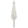 Parasol with wooden pole 200x300 cm cream white by vidaXL, Umbrellas - Ref: Foro24-42960, Price: 83,31 €, Discount: %