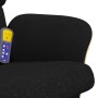 Verstellbarer Massagesessel mit Fußstütze aus schwarzem Stoff von , Sessel - Ref: Foro24-356624, Preis: 146,24 €, Rabatt: %