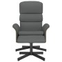 Relaxsessel mit Fußstütze dunkelgrauer Stoff von , Sessel - Ref: Foro24-356611, Preis: 216,24 €, Rabatt: %