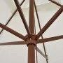 Parasol with wooden pole 200x300 cm cream white by vidaXL, Umbrellas - Ref: Foro24-42960, Price: 83,31 €, Discount: %