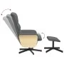 Dark gray fabric recliner with footrest. by , Armchairs - Ref: Foro24-356611, Price: 212,97 €, Discount: %