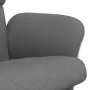 Dark gray fabric recliner with footrest. by , Armchairs - Ref: Foro24-356611, Price: 212,97 €, Discount: %
