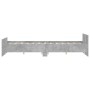 Betongrauer Bettrahmen mit Kopf- und Fußteil 140 x 200 cm von , Betten und Lattenroste - Ref: Foro24-3203750, Preis: 146,64 €...