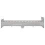Sonoma gray bed frame with headboard and footboard 140x200 cm by , Beds and slatted bases - Ref: Foro24-3203752, Price: 129,3...