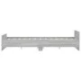 Sonoma gray bed frame with headboard and footboard 140x200 cm by , Beds and slatted bases - Ref: Foro24-3203752, Price: 127,7...