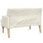 Bench with linen fabric cushions 113x64.5x75.5 cm by , Banks - Ref: Foro24-372138, Price: 196,18 €, Discount: %