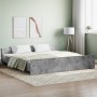 Betongrauer Bettrahmen mit Kopf- und Fußteil 180 x 200 cm von , Betten und Lattenroste - Ref: Foro24-3203771, Preis: 157,89 €...