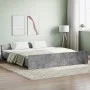 Estructura de cama con cabecero piecero gris hormigón 180x200cm de , Camas y somieres - Ref: Foro24-3203771, Precio: 150,61 €...