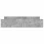 Concrete gray bed frame with headboard and footboard 180x200cm by , Beds and slatted bases - Ref: Foro24-3203771, Price: 157,...