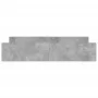 Estructura de cama con cabecero piecero gris hormigón 180x200cm de , Camas y somieres - Ref: Foro24-3203771, Precio: 150,61 €...