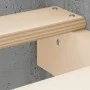 Estructura de cama con cabecero piecero gris hormigón 180x200cm de , Camas y somieres - Ref: Foro24-3203771, Precio: 150,61 €...