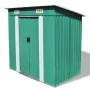 Grüner Gartenschuppen aus Metall von vidaXL, Schuppen - Ref: Foro24-42908, Preis: 196,06 €, Rabatt: %