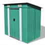 Grüner Gartenschuppen aus Metall von vidaXL, Schuppen - Ref: Foro24-42908, Preis: 201,09 €, Rabatt: %