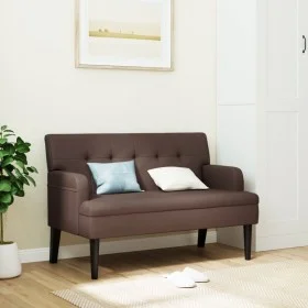 Bank mit Rückenlehne Kunstleder braun 112x65,5x75 cm von , Banken - Ref: Foro24-372150, Preis: 148,79 €, Rabatt: %