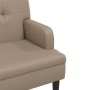 Bank mit Rückenlehne aus Cappuccino-Kunstleder, 112 x 65,5 x 75 cm von , Banken - Ref: Foro24-372152, Preis: 178,26 €, Rabatt: %