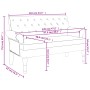 Bank mit Rückenlehne aus taupegrauem Stoff, 120 x 62 x 75,5 cm von , Banken - Ref: Foro24-372125, Preis: 189,73 €, Rabatt: %