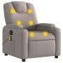 Liegender Massagesessel aus taupegrauem Stoff von , Sessel - Ref: Foro24-372385, Preis: 265,76 €, Rabatt: %