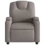 Taupe gray fabric reclining massage chair by , Armchairs - Ref: Foro24-372385, Price: 265,75 €, Discount: %