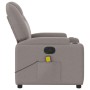 Liegender Massagesessel aus taupegrauem Stoff von , Sessel - Ref: Foro24-372385, Preis: 270,48 €, Rabatt: %