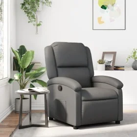 Gray synthetic leather recliner by , Armchairs - Ref: Foro24-371778, Price: 211,41 €, Discount: %