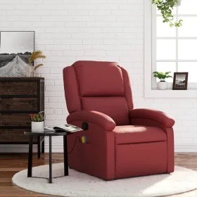 Relax-Massagesessel Kunstleder rot rot von , Sessel - Ref: Foro24-371786, Preis: 212,97 €, Rabatt: %