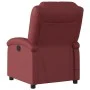 Sillón de masaje reclinable cuero sintético rojo tinto de , Sillones - Ref: Foro24-371786, Precio: 212,97 €, Descuento: %