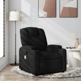 Sillón reclinable de masaje de tela negro de , Sillones - Ref: Foro24-372379, Precio: 250,22 €, Descuento: %