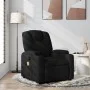 Sillón reclinable de masaje de tela negro de , Sillones - Ref: Foro24-372379, Precio: 250,81 €, Descuento: %