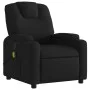 Black fabric massage recliner by , Armchairs - Ref: Foro24-372379, Price: 250,22 €, Discount: %