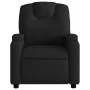 Black fabric massage recliner by , Armchairs - Ref: Foro24-372379, Price: 250,22 €, Discount: %
