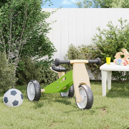 2 in 1 grünes Laufrad für Kinder von , Treten oder schieben Sie Fahrzeuge - Ref: Foro24-358353, Preis: 56,18 €, Rabatt: %
