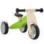 Bicicleta de equilibrio para niños 2 en 1 verde