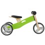 Bicicleta de equilibrio para niños 2 en 1 verde