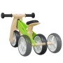 Bicicleta de equilibrio para niños 2 en 1 verde