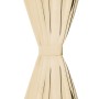 Micro-satin curtains with loops, 2 units, 140x245 cm, beige. by vidaXL, Curtains and curtains - Ref: Foro24-132218, Price: 23...