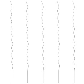 Spiral plant support 5 units 110 cm galvanized steel by vidaXL, Trellises and plant supports - Ref: Foro24-142418, Price: 13,...