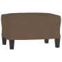 3-seater sofa with brown fabric stool 180 cm by , Sofas - Ref: Foro24-3201092, Price: 306,20 €, Discount: %