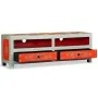Mueble para la TV de madera de mango maciza pintada a mano de vidaXL, Muebles TV - Ref: Foro24-244595, Precio: 187,20 €, Desc...