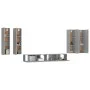 TV-Möbelset 6-teilig Sonoma graues Sperrholz von , TV-Möbel - Ref: Foro24-3114356, Preis: 251,62 €, Rabatt: %