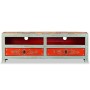 Handbemalter TV-Schrank aus massivem Mangoholz von vidaXL, TV-Möbel - Ref: Foro24-244595, Preis: 190,18 €, Rabatt: %