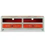 Mueble para la TV de madera de mango maciza pintada a mano de vidaXL, Muebles TV - Ref: Foro24-244595, Precio: 187,20 €, Desc...